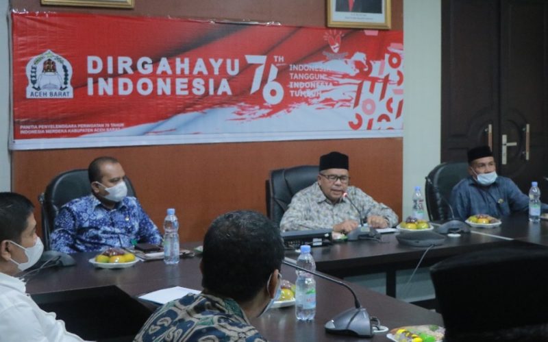 Asisten Bidang Perekonomian dan Pembangunan, Drs. Husaini, M.Pd menerima audiensi Balai Pengembangan Pendidikan Anak Usia Dini dan Pendidikan Masyarakat (BP Paud dan Dikmas) Provinsi Aceh, Jumta (3/9/2021).