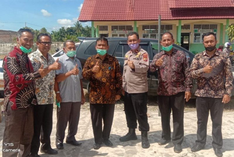 Pengurus Gugus 14 Kuala Batee diabdikan bersama Kadis Pendidikan Abdya dan Kapolsek Kuala Batee