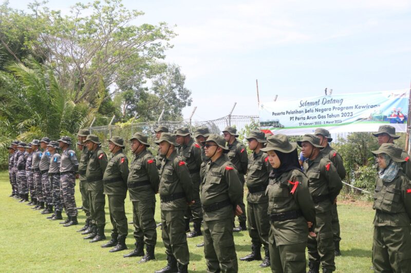 Sinergi dengan Lanal Lhokseumawe, PAG Gelar Pelatihan Bela Negara Program Kewiraan Tahun 2023 (Foto : Ist)