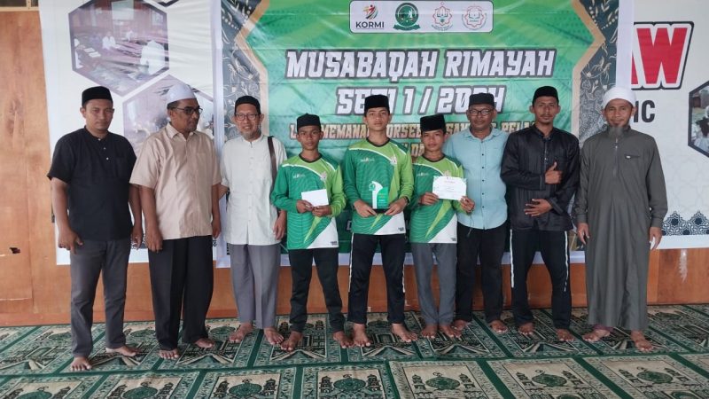 Dayah Wakaf Berbate bersama Federasi Seni Panahan Tradisional Indonesia (FESPATI) Aceh menggelar Musabaqah Rimayah sesi 1 tahun 2024, berlangsung di Dayah Wakaf Barbate Blang Bintang, Kabupaten Aceh Besar, Sabtu (8/3/2024). Foto:Humas/ FESPATI Aceh.