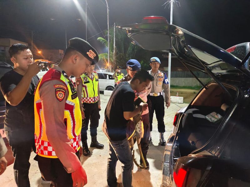 Polres Lhokseumawe Tingkatkan Patroli Malam dan Razia. Foto: Abdurrahman/NOA.co.id