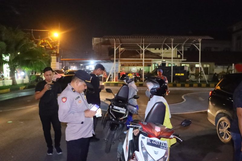 Polres Lhokseumawe Gelar Razia untuk Memberikan Keamanan bagi Masyarakat. Foto: NOA.co.id