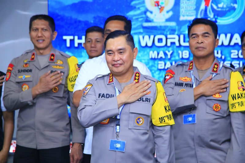 World Water Forum di Bali Berjalan Aman, Polri Ucapkan Terima Kasih. Foto: Humas Polri