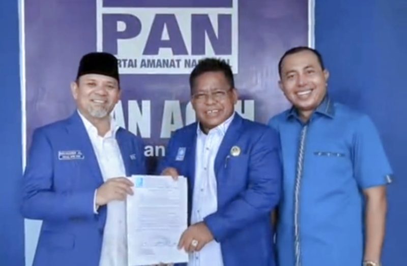 DPP PAN Rekomendasi Aminullah Sebagai Balon Walikota Banda Aceh. Foto: dok. Tim Aminullah