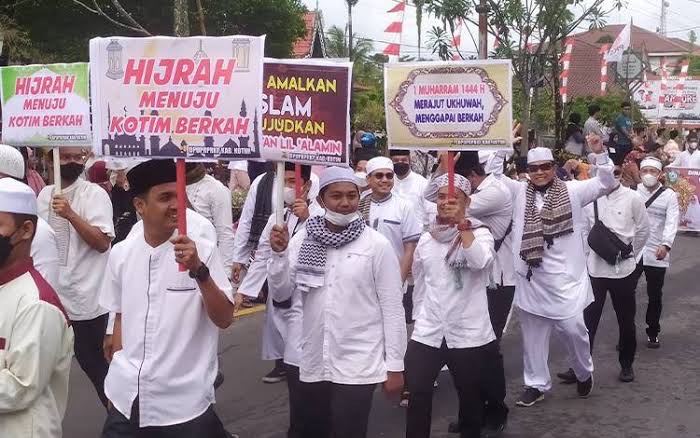 Ilustrasi pawai 1 Muharram. Foto: Net