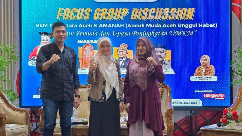 Kegiatan Focus Group Disscusion BEM Nusantara yang bekerja sama dengan AMANAH (Aneuk Muda Aceh Hebat Unggul). Foto: NOA.co.id