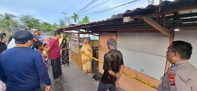 Warga Kecamatan Meuraxa, Banda Aceh, ditemukan tewas, Rabu (21/8/2024). Foto: Humas Polresta Banda Aceh.