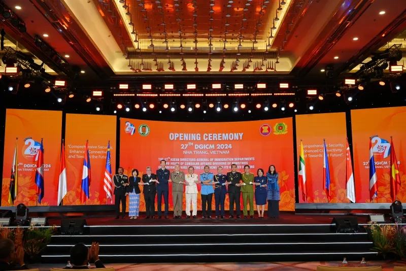 The 27th Meeting of ASEAN Directors-General of Immigration Departments and Heads of Consular Affairs Division of The Ministries of Foreign Affairs (DGICM) di Nha Trang - Vietnam, Rabu (14/8/2024). (Foto : Humas Ditjenim)