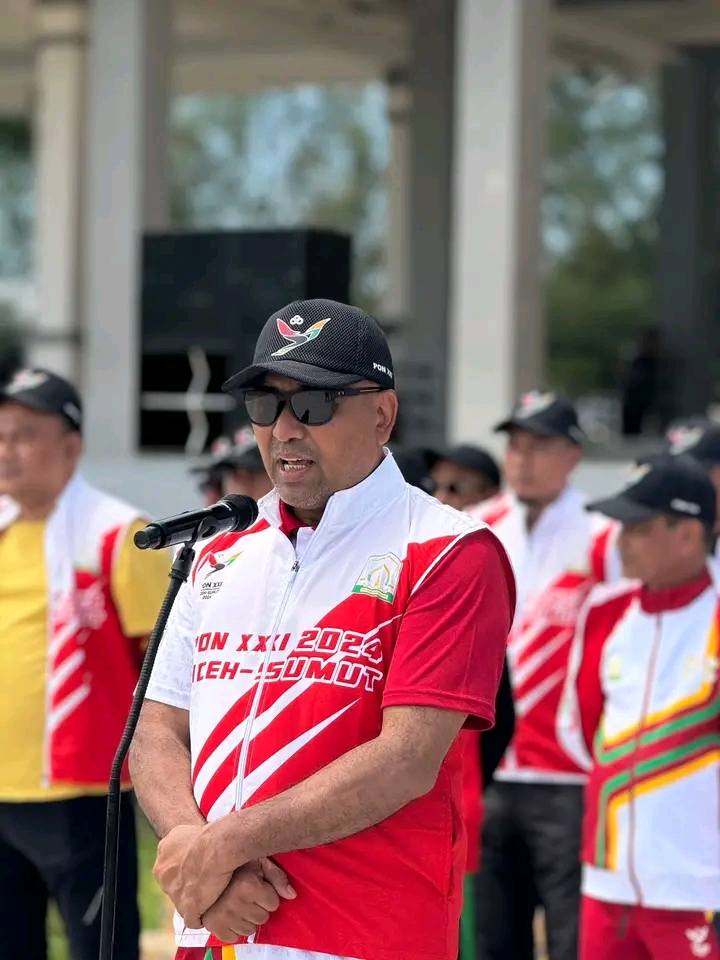 PJ Bupati Aceh Timur Amrullah Ridha Minta Panitia PON Berikan Pelayanan Terbaik.Foto. Dok: Dedi Saputra/NOA.Co.Id