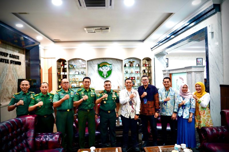 Pangdam IM Terima Audiensi Kepala Cabang BTN Syariah Aceh. Foto: ist