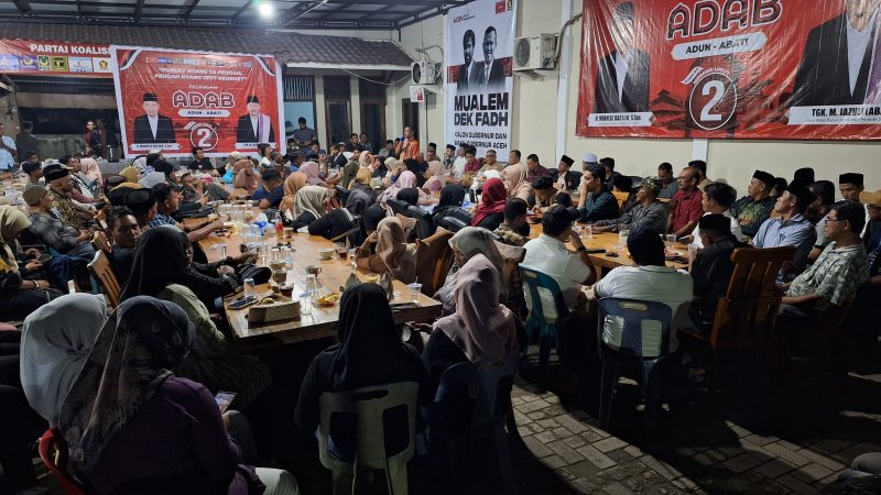 ADAB saat menggelar Konsolidasi Bersama Tim Pemenangan dan Koalisi Partai. Foto: ist