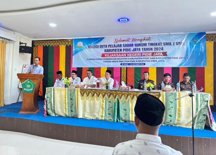 Jaksa Masuk Sekolah, SMA N1 Meureudu Juara Pertama Sebagai Duta Pelajar Sadar Hukum. Foto: dok. Muhammad Rissan/NOA.co.id