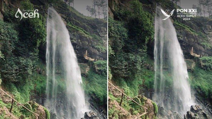 Air Terjun Tansaran Bidin, salah satu destinasi wisata tersembunyi yang ada di Kampung Tansaran Bidin, Kecamatan Banda, Kabupaten Bener Meriah. Foto: NOA.co.id