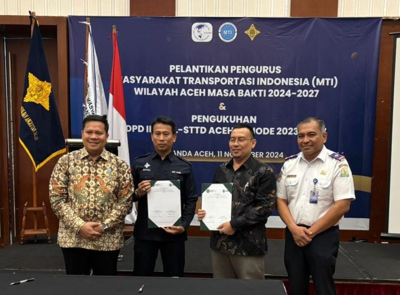 DPD IKAALL-STTD Aceh Periode 2023-2027 Dikukuhkan. Foto: dok. Diskominsa Aceh