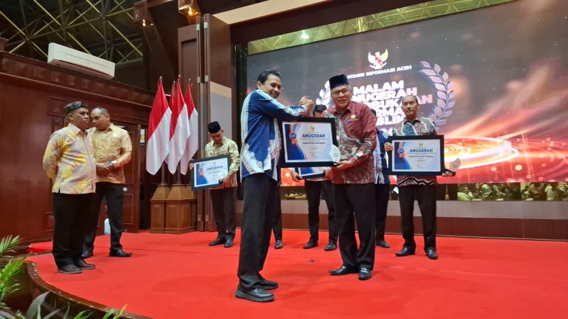 KIA Gelar Malam Anugerah Keterbukaan Informasi Publik 2024, Aceh Barat Raih Predikat Informatif. Foto: dok. Diskominsa Aceh Barat