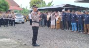 Jelang Pilkada, Polsek Muara Tiga Gelar Apel Bersama